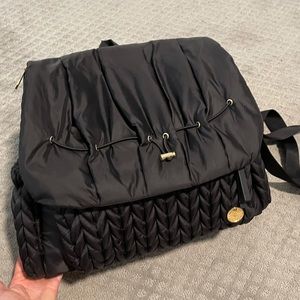 Happ Brand black diaper bag/backpack